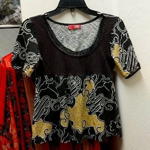 Lux cotton cute shirt size s